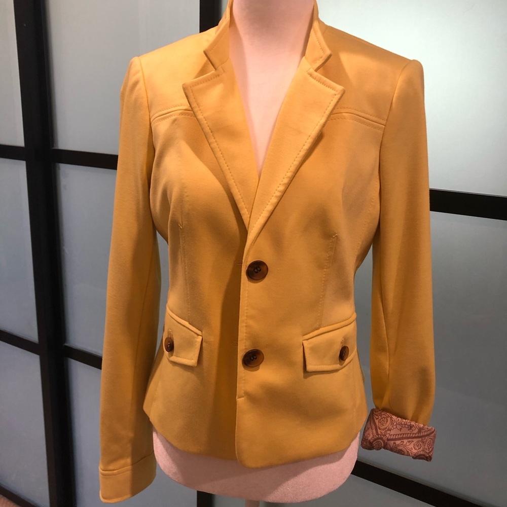Yellow blazer - very soft - sold by The Limited